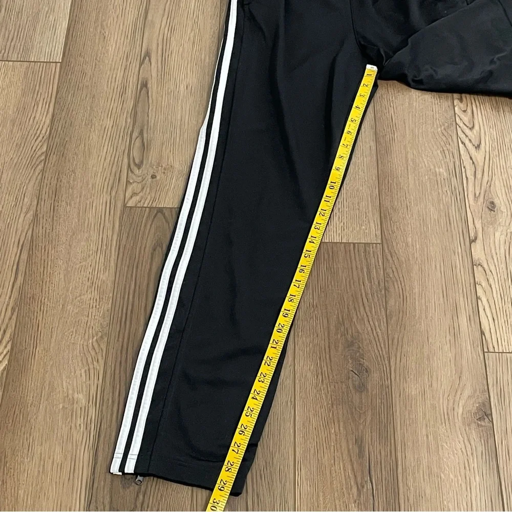 Adidas Track Pants‎ Black White Zipper Ankles